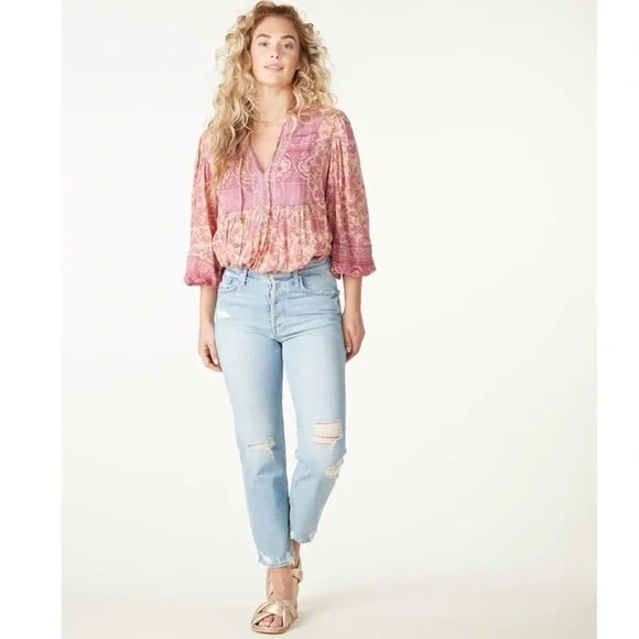 EUC Spell & the Gypsy Collective Blossom Folk Song Blouse - Picture 4 of 17